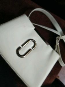 Stylish White Crossbody Bag