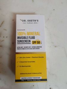 Dr. Seth's Invisible Fluid Sunscreen SPF 50