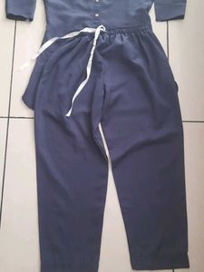 Navy Blue 'Sweet Dreams' Pajama Set