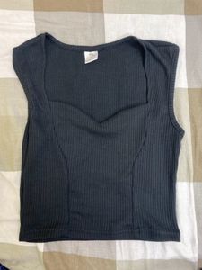 SSS Black Crop Top