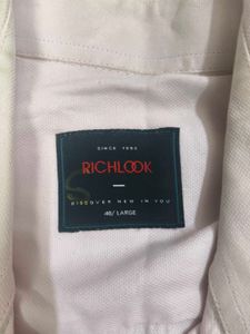 Richlook Men's Classic Light Pink Shirt L 40