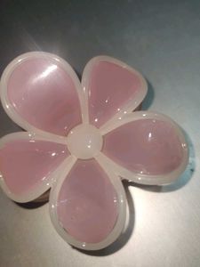 Cute Pink Flower Hair Clip