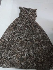 Leopard Print Maxi Dress