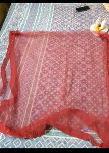 Elegant Red Kurta Set with Dupatta