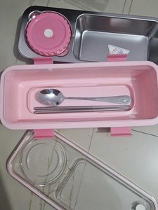 Pink lunch box