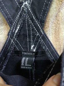 Dark Denim Short Overalls