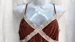 velvet brown slip