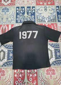 ESSENTIALS Black Zip Polo T-Shirt