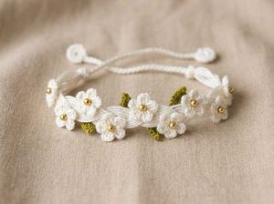 Handmade Floral Bracelet
