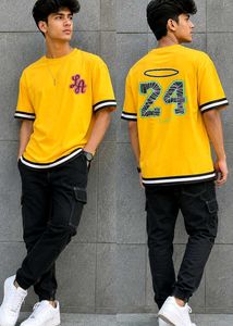 Men's Yellow Graphic T-Shirt
