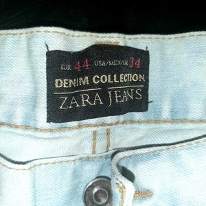 Authentic ZARA Light Wash Denim Jeans - Men