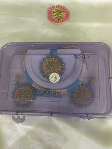 Stunning Turquoise &amp; Gold Jewellery Set
