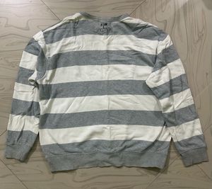Snoopy &amp; Woodstock Striped Sweatshirt