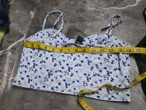 Cute Spaghetti Strap Crop Tops