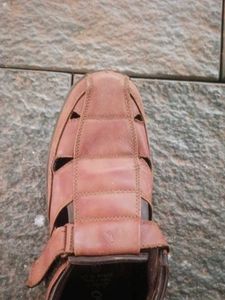 Men's Brown Leather Sandals