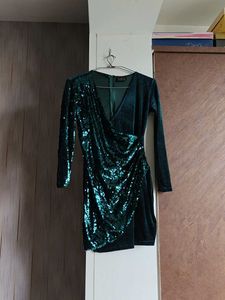 Stunning Emerald Sequin Dress