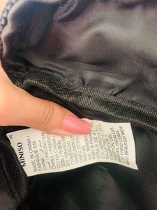 Miniso black crossbody bag