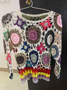 Crochet Colorful Top