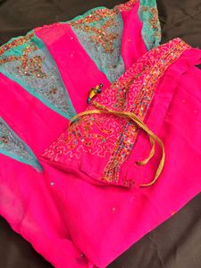 Stunning Pink Lehenga Choli Set