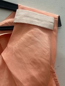 Elegant Peach Sleeveless Top