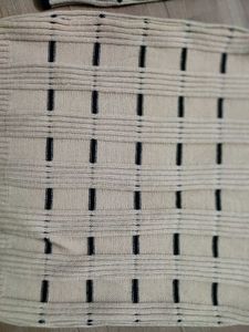 Patterned Quarter Zip Sweater