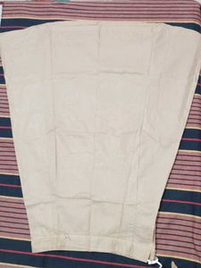 Solid Beige cotton petticoat