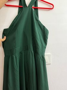 Elegant Green Maxi Dress