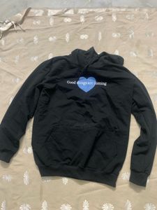 Black Hooded Sweatshirt