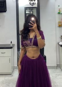 Beautiful Purple Lehenga Choli