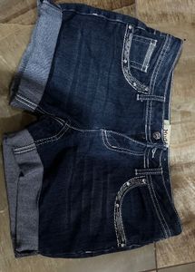 y2k embellished low rise shorts mudd
