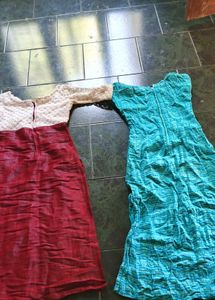 Two Stylish Women's Kurtas