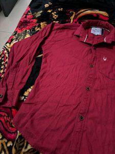 Camel Active Maroon Shirt