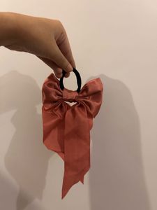Satin Bow Scrunchie