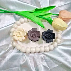 Set of 12 Flower Hair Clips