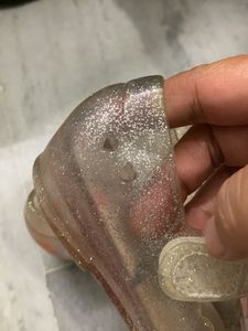 Sparkly Glitter Bow Jelly Shoes