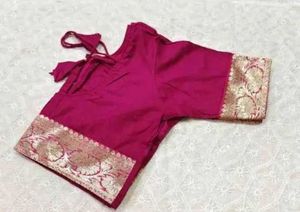 kathan banarasi Silk Saree with stiched blouse