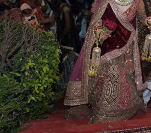 Beautiful Multicolour Bridal Lehnga