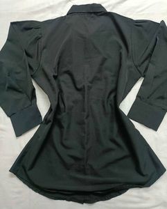 Chic Black Button-Up Shirt