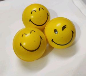 Smiley Face Soft Squeeze Ball