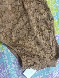 Sheer Lace Sleeveless Bodysuit