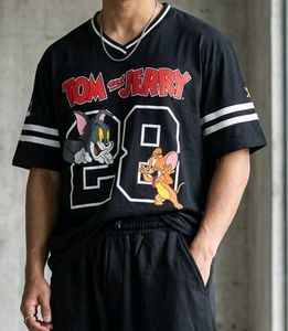 Varsity/Jersey-Style Tom & Jerry Unisex T-shirt