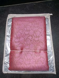 Elegant baby pink Silk Saree 💕