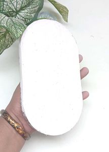 Handcrafted Botanical Concrete Trinket Tray | gree