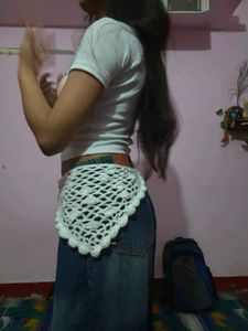 Crochet Waist Scarf