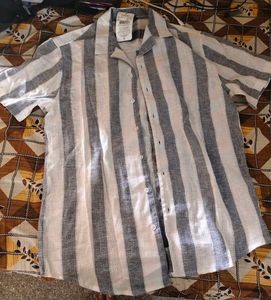 Striped Men's Short Sleeve Shirt