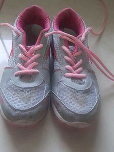 Pink &amp; Grey Running Shoes