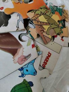 Knowledge Puzzle Game Of Animals For Kids