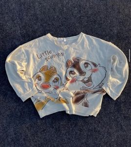 Cute Chip & Dale Graphic T-Shirt