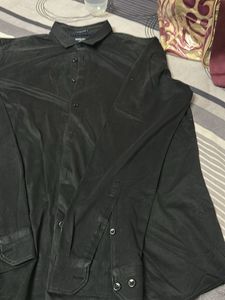 Classic Black Button-Up Shirt