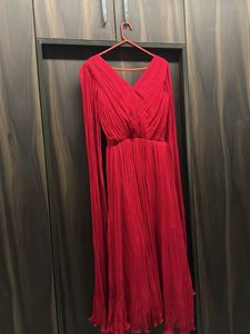 Elegant Red Ethnic Gown